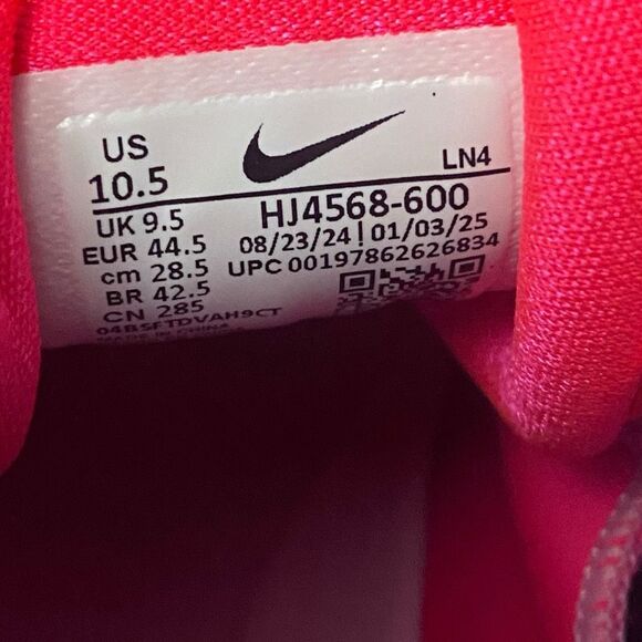 Nike Alpha Menace 4 Pro Racer Pink Football Cleats HJ4568-600 Mens size 10.5 New - Picture 10 of 10